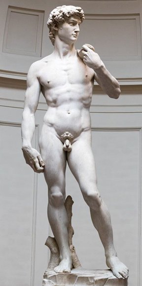 A statue of a person
